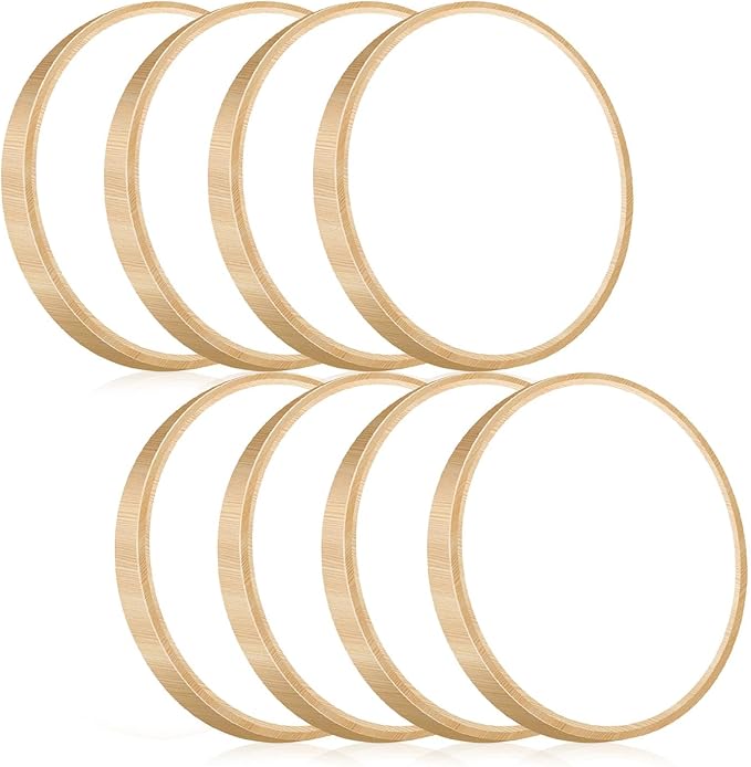 hepside 8PACK Flush Mount LED Ceiling Light Fixture 5CCT 7Inch 15W & 100W Equivalent Closet Light Fixture,Small Round Slim Surface Ceiling Lamp for Hallway,Bathroom,Bedroom,Kitchen,Interior