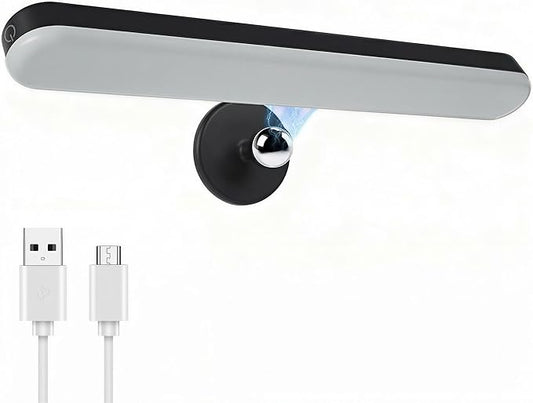 Benreom Wireless Vanity Lights for Mirror, Rechargeable Battery Operated Stick on Lamp, Adjustable Makeup Light, Cordless Magnetic LED Bar Renter Friendly Lighting Decor Gift, Black