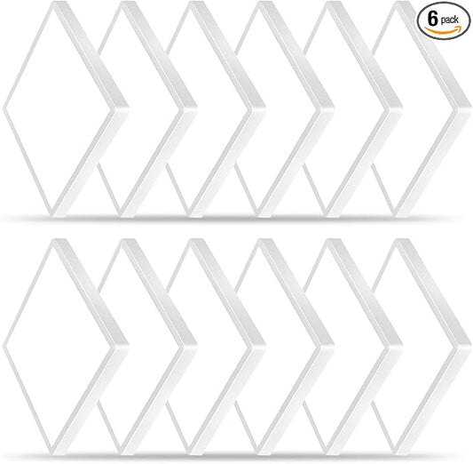 12 Inch Square LED Flush Mount Ceiling Light, 24W, 2520LM, 3000K/4000K/6000K CCT Selectable, Flat Panel Light, Low Profile, Fits for Hallway, Kitchen, Bedroom, Laundry Room (White, 12" 12PK)