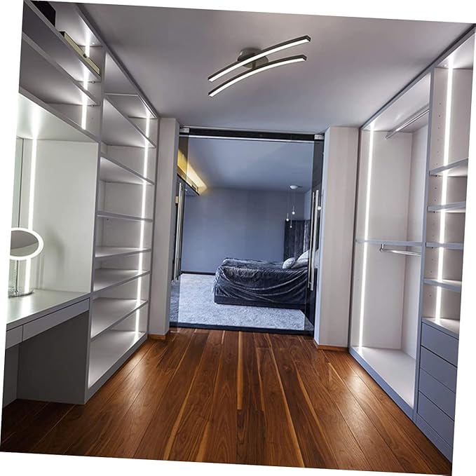 STOBOK Modern Minimalist Ceiling Light Fixture Warm Soft Glare Illumination for Living Bedroom Office Corridor Easy Installation Decorative Home