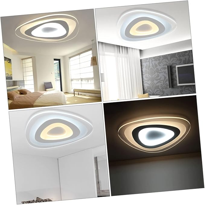 DOITOOL 1pc Ultra-Thin Led Ceiling Lamp Modern Minimalist Design for Home Bedroom Living Room and Boys and Girls Rooms Diameter Three Temperature Options Easy to Install