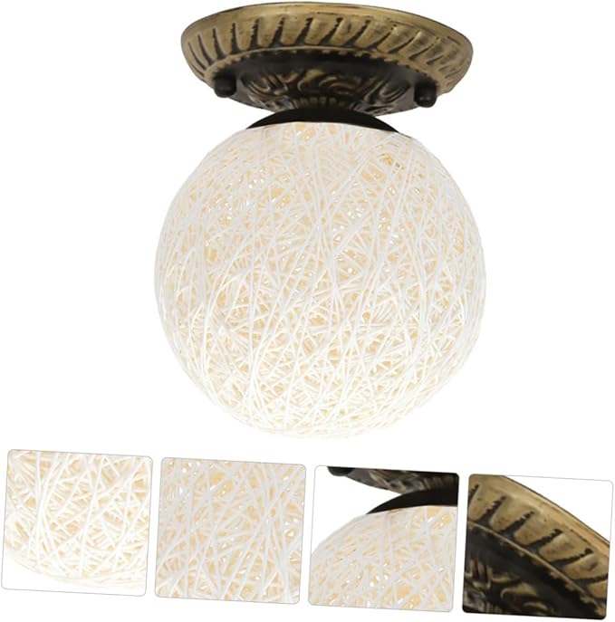 Veemoon Modern Minimalist LED Ceiling Light Warm White Decorative Corridor Lamp Versatile Wall Ceiling Fixture for Bedroom Hallway Ambient Lighting