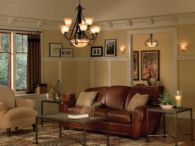 Progress Lighting 3-Light Foyer Pendant, Torino Collection, Indoor, P3843-09, Brushed Nickel