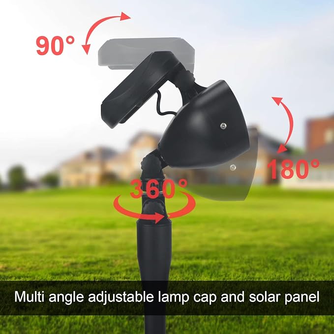 Flag Pole Light Solar Powered, Solar Flagpole Lights with 4 Ultra Bright Led, Adjustable Outdoor Flag Light, Ip65 Waterproof, Suitable for Outdoor 1 "-1.5" Diametre 6Ft Flagpoles