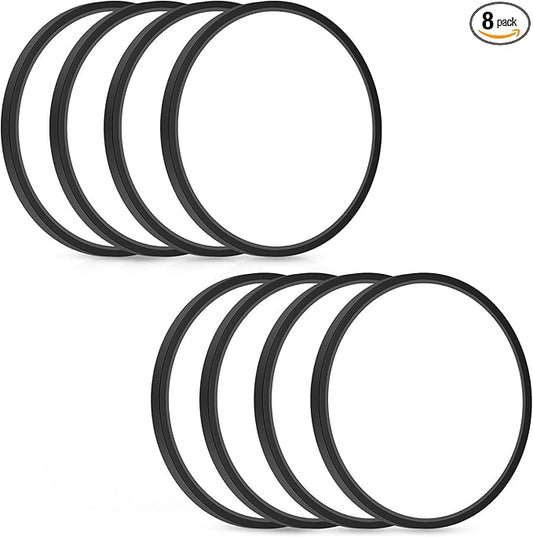 Brightever Black LED Flush Mount Ceiling Light Fixture, 5000K Daylight White, 12 Inch 3200LM Round LED Ceiling Lights, 28W Ultra Slim 0.67 Inch Dimmable Ceiling Lamp for Office, 8 Packs