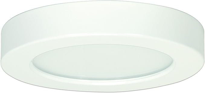 Satco S21502 Transitional LED Flush Mount in White Finish, 1.00 inches, 5.5-Inches