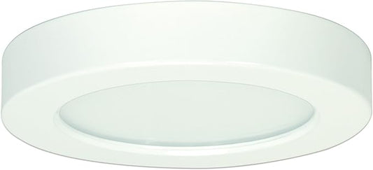 Satco S21502 Transitional LED Flush Mount in White Finish, 1.00 inches, 5.5-Inches