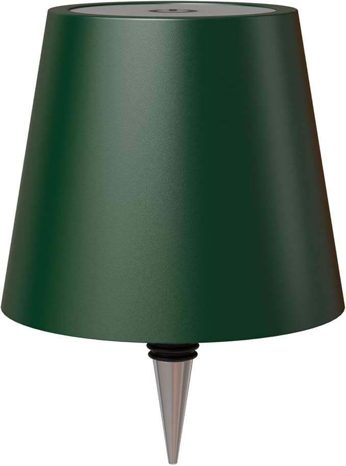 Wireless Bottle Lamp, Wine Bottle Lights with 3 Color Temperature, Rechargeable Stepless Dimming LED Bottle Lights for Liquor Bottles, Wireless Lamp for Bedroom Restaurant Bar-Green