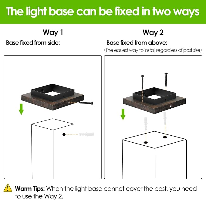 Mlambert 8 Pack Solar Post Lights Outdoor, Waterproof Fence Cap Lights for Deck, 4x4 6x6 Wooden Vinyl Outdoor Light with Shinning Effect, Brown