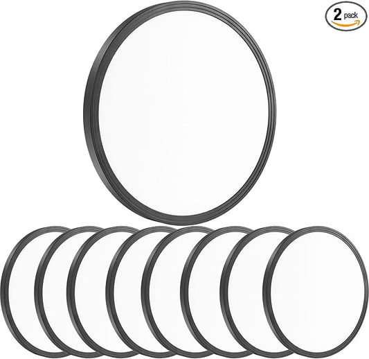 8Pack 12 Inch 3200LM Flush Mount LED Ceiling Lights,Black 28W Slim Ceiling Light Fixture Round Day White 6000K Thin Round Flat Ceiling Light 120V Surface LED Ceiling Light 300W Equivalent