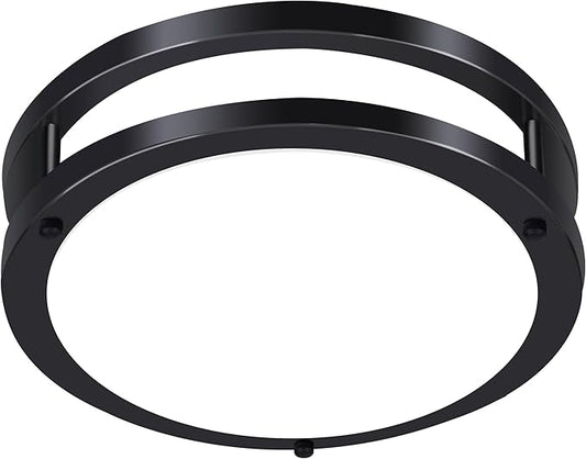 Hlite 36W 13inch LED Flush Mount Ceiling Light Fixture,3600LM Super Bright Light Fixture Ceiling Mount,Oil Rubbed Bronze LED Ceiling Light Flush Mount for Bedroom,Kitchen,Bathroom,Hallway(1Pack)