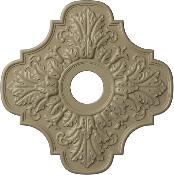 Ekena Millwork CM17PEGDFDecorative Ceiling Medallions Modeled After Original Historical Patterns & Designs, Gobi Desert