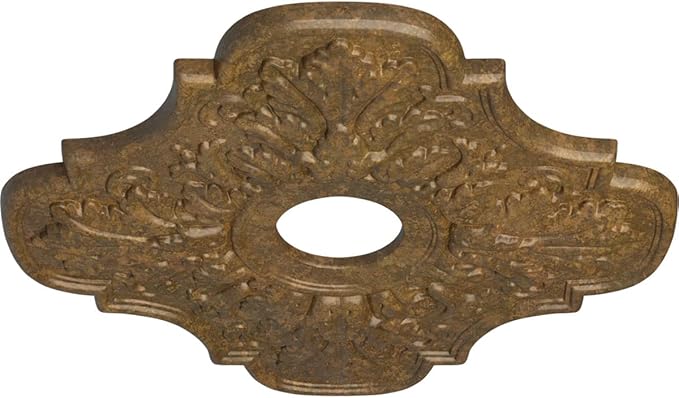 Ekena Millwork CM17PERZS - Peralta - Ceiling Medallion, Rubbed Bronze