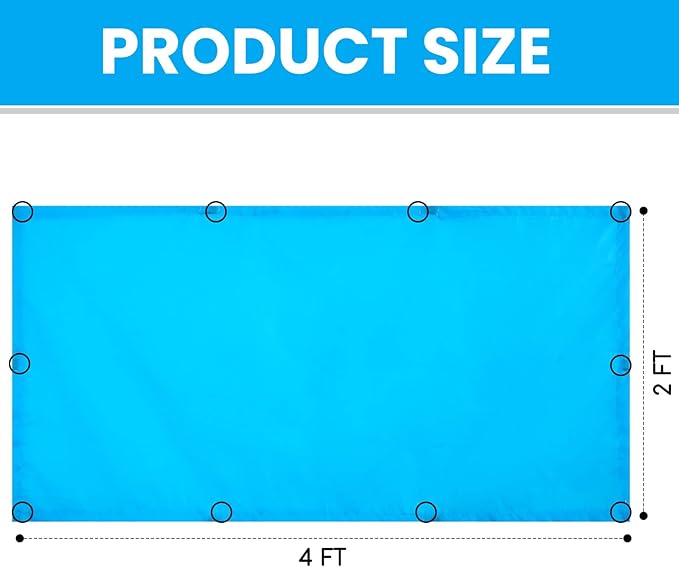 Hortsun 12 Pcs Fluorescent Light Covers 2 x 4 ft Classroom Ceiling Light Cover Magnetic Filters Fluorescent Diffuser Covering for Classroom Office Hospital Drop Ceiling(Blue)