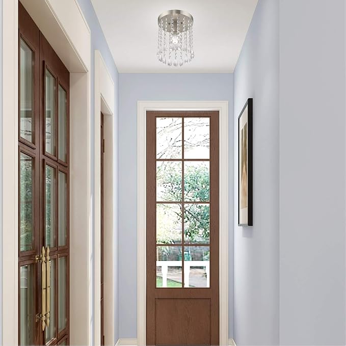 Livex Lighting 1 Lt Brushed Nickel Ceiling Mount
