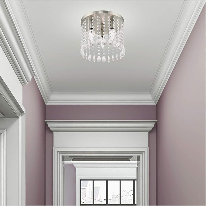 Livex Lighting 3 Lt Brushed Nickel Ceiling Mount