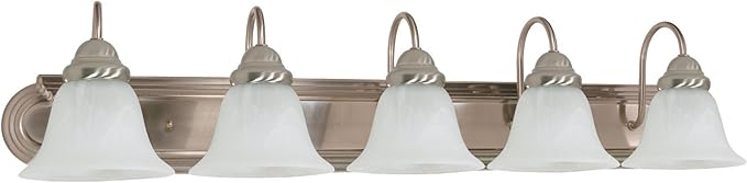 Nuvo Lighting 60/327 Traditional Five Light Vanity from Ballerina Collection in Bronze/Dark Finish