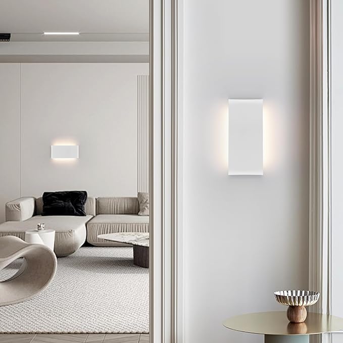 Mille Lucciole 15"Modern LED vanity light,20W Dimmable 5 CCT (3000K-6500K) Adjustable Wall Lamp,Up and Down Wall Lighting,Indoor Wall Sconce for Bedroom,Staircase,Hallway,Dressing Table,4 Pack（White）