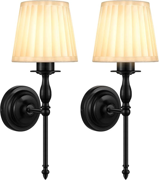 10000mAh Battery Operated Wall Sconce Set of 2,Rechargeable Wall Sconces set of Two,Vintage Black Sconces Wall Decor,Wireless Wall Lamp,Cordless Wall Lights Living Room Bedroom (Not Peel and Stick on)