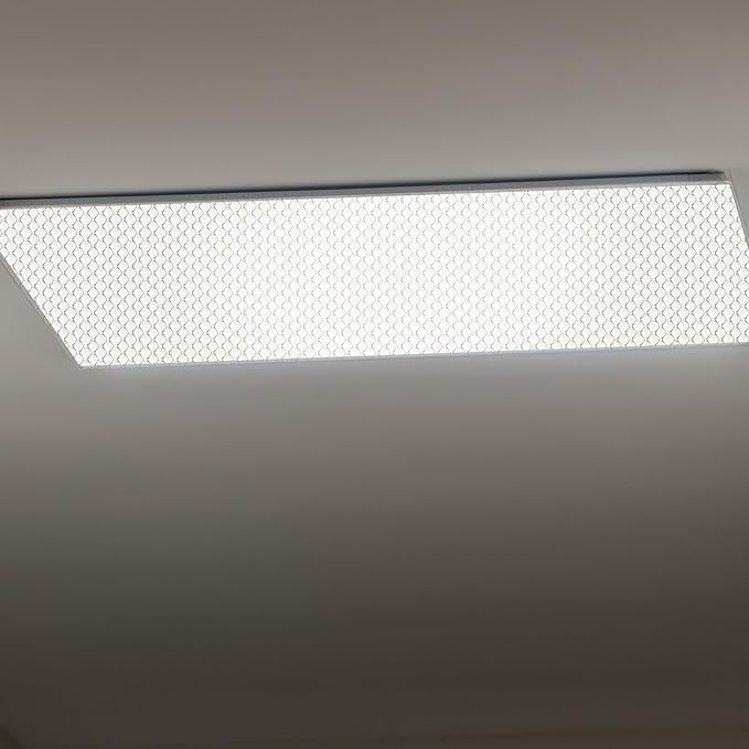 Pangda 8 Pack Replacement Fluorescent Light Covers Clear Acrylic Ceiling Lighting Panel Flat Sheet for Overhead Fixtures, 22.5 x 46.5 x 0.1 Inch