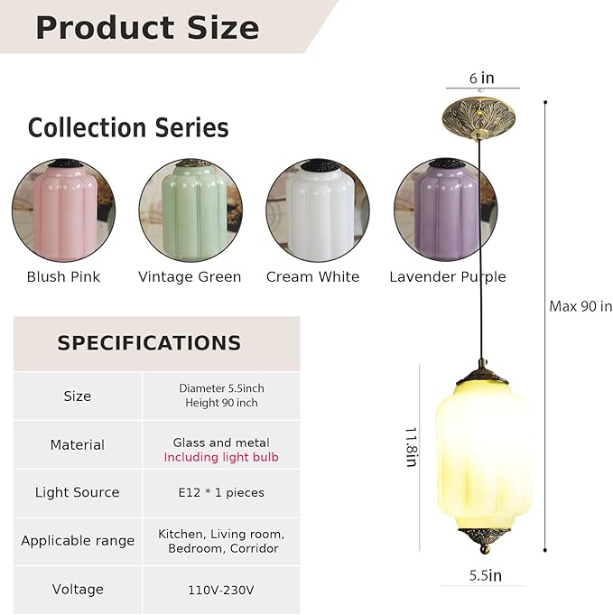 Vintage Milk Glass Pendant Lights Kitchen, Brass color Glass Ceiling Light Fixture, Retro Industrial Pendant Lighting for Dining Room, Kitchen,, Entryway, Hallway (Gold metal + white glass., 5.5in)