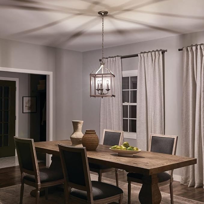 Kichler Larkin 22.25" 3 Light Pendant in Brushed Nickel