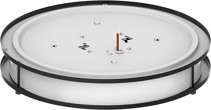 DYMOND LED Ceiling Light Flush Mount Dimmable Adjustable Lighting from Warm White to Daylight 2700K 3000K 3500K 4000K 5000K 5 in 1 Selectable CCT (Matte Black, 14 Inch)