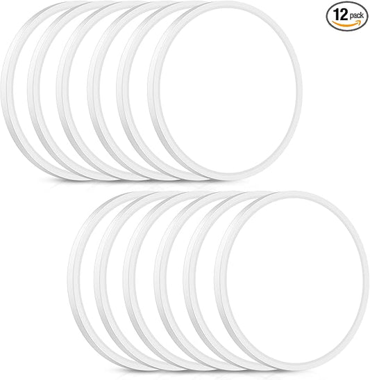 Brightever 12 Inch 12 Pack LED Flush Mount Ceiling Light Fixtures, 3200LM 28W, 5000K Daylight White, 0.67 Inch Ultra Thin Surface Mount LED Ceiling Lights for Bathroom, Living Room, Porch