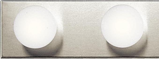 Kichler Linear Bathroom Vanity Light Fixture 48” in Brushed Nickel, Modern 4-Light Design, 628NI