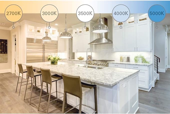 HALO HLB Recessed Lighting 8 Inch LED Ceiling Light, Thin Canless, Dimmable w/Selectable Color Temperatures
