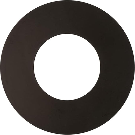 The Can Converter Ceiling Medallion for Recessed Can Light – Home Improvement Decorative Steel Flat Goof Ring & Cover Plate for 5" & 6" Cans, Small Ceiling Medallion for Chandeliers, Matte Black
