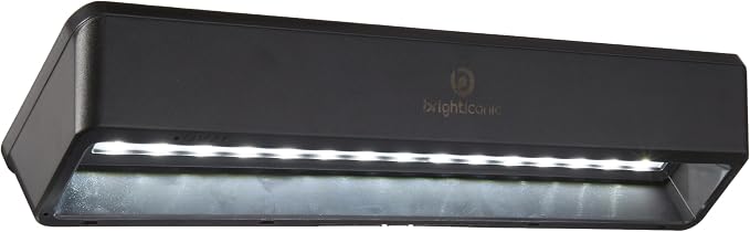 Brighticonics 2Pck Solar Address Sign Light – IP65 Waterproof Easy Install, Auto Dusk-to-Dawn On/Off – Outdoor Light for Business, Lease, Real Estate Sign Post – LED Signboard Gifts - Cold White 6000K