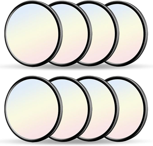 hunhun 8 Pack 3200lm LED Flush Mount Ceiling Light 12 Inch,5CCT Adjustable, Super Slim 0.87 inch led Ceiling Light Fixture for Bedroom, Living Room, Dining Room (Black, 8-Pack)