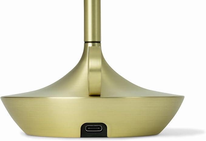 Graypants Wick Portable LED Lamp (Brass, Classic)