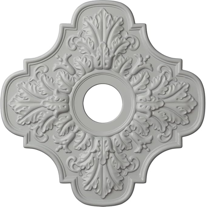 Ekena Millwork CM17PEFRFDecorative Ceiling Medallions Modeled After Original Historical Patterns & Designs, Frost