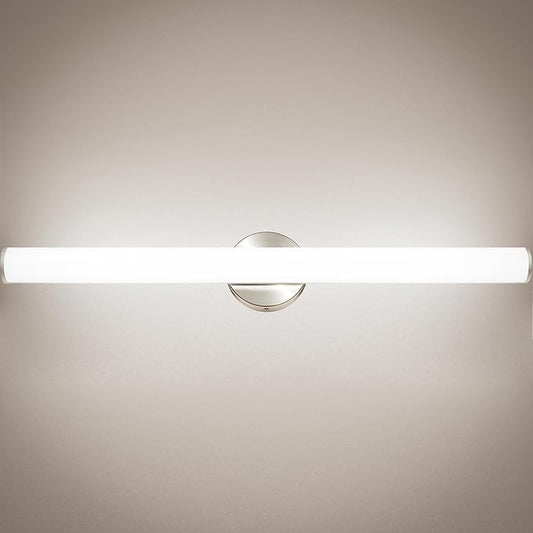 OOWOLF 31.5 Inch LED Bathroom Vanity Light, Brightness Adjustment Vanity Light Bar 30W 3000LM, Natural White 4000K Wall Lights Fixture Over Mirror, Modern Vanity Lighting for Bathroom/Dressing Room