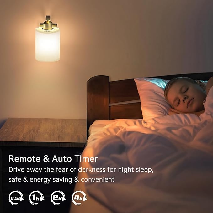 iThird 1 Pack Battery Operated Wall Sconce Light: Gold 6000mAh Rechargeable Wall Lights with Touch and Remote Control, 4 CCT Dimmable Wireless Wall Lamps for Bedroom Living Room Hallway