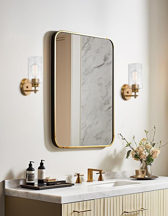 Kira Home Phoebe 8" Modern Wall Sconce with Frosted Seeded Glass Cylinder Shade, Industrial Wall Light with Cylinder Glass Shade, Chrome Finish
