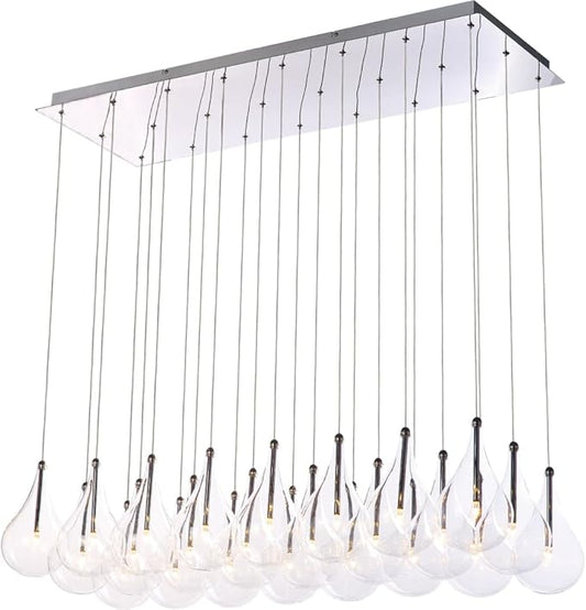 ET2 Larmes-24 Light Pendant in Modern style-14 Inches Wide by 8 inches high