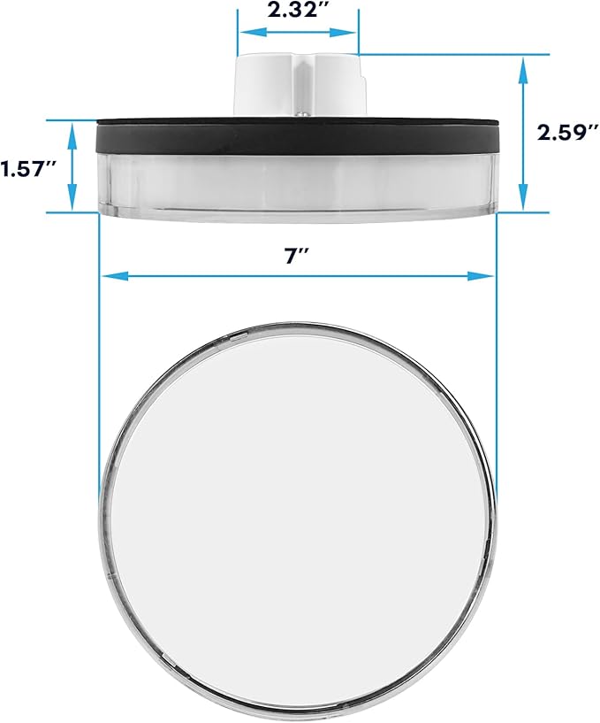 LUXRITE Slim 7 Inch LED Outdoor Flush Mount Light, 15W, 1000LM, 5CCT 2700K 3000K 3500K 4000K 5000K, Dimmable LED Ceiling Light, IP65 Waterproof, ETL Listed - Black (2 Pack)