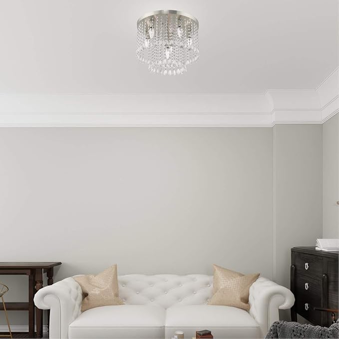 Livex Lighting 6 Lt Brushed Nickel Ceiling Mount