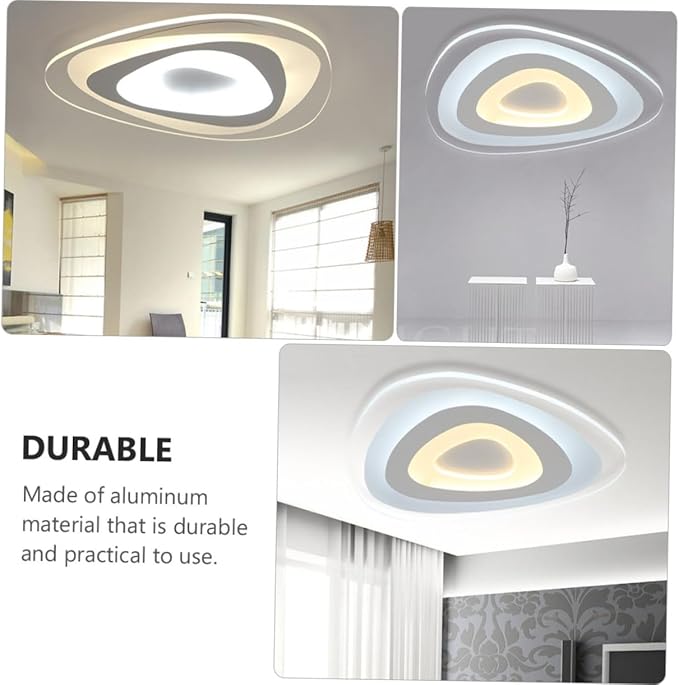 DOITOOL 1pc Ultra-Thin Led Ceiling Lamp Modern Minimalist Design for Home Bedroom Living Room and Boys and Girls Rooms Diameter Three Temperature Options Easy to Install