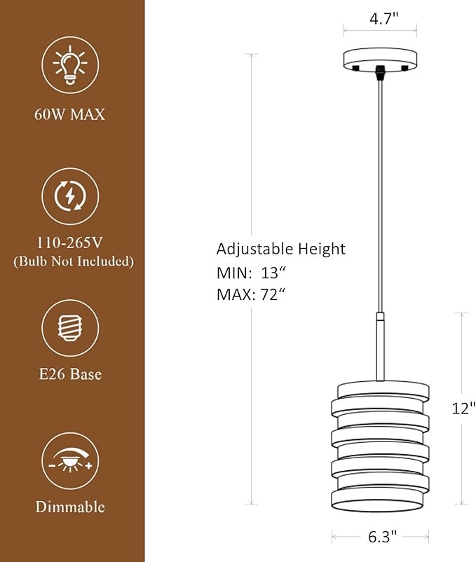 CNRATYE Modern Farmhouse Pendant Lights Kitchen Island, Industrial Multiple Rings Hanging Pendant Light Fixtures for Sink Bar Entrance Bathroom Hallway, Black with Gold Interior