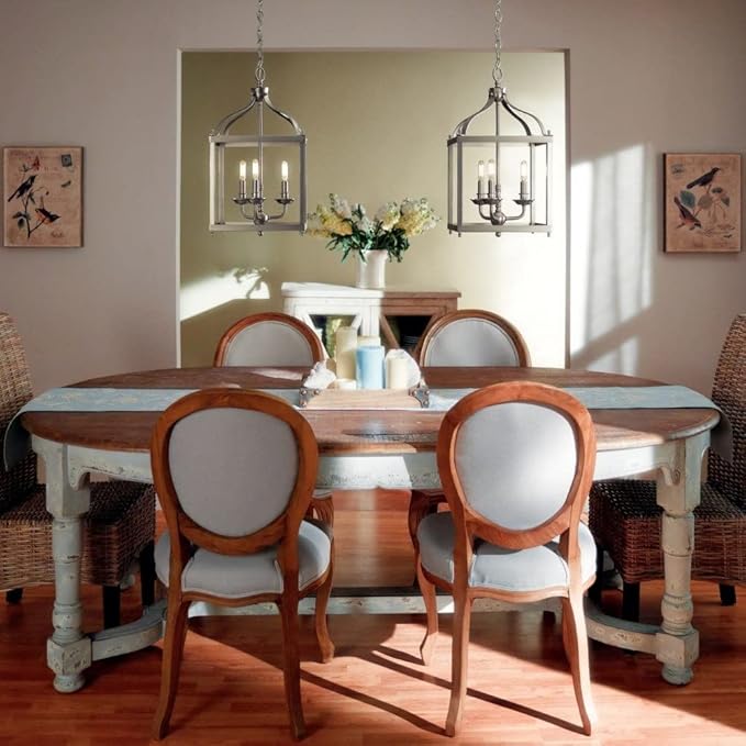 Kichler Larkin 22.25" 3 Light Pendant in Brushed Nickel
