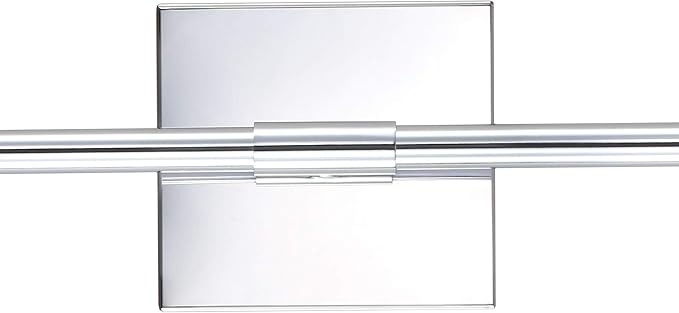 JONATHAN Y 28" Chrome Modern Dimmable Integrated LED Wall Sconce, Metal Vanity Light for Bathroom Mirror Bedroom Hallway, Sleek Hardwired Wall Lamp Fixture, 3000K JYL7022A