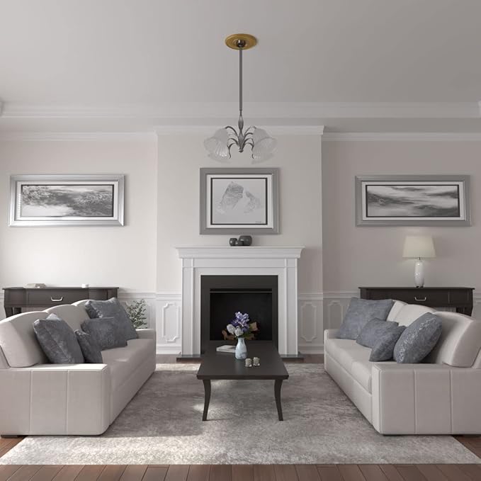 Ekena Millwork CM15BEPGS 15-3/4" x 3-7/8" x 3/4" Berkshire Ceiling Medallion, Pharaoh's Gold