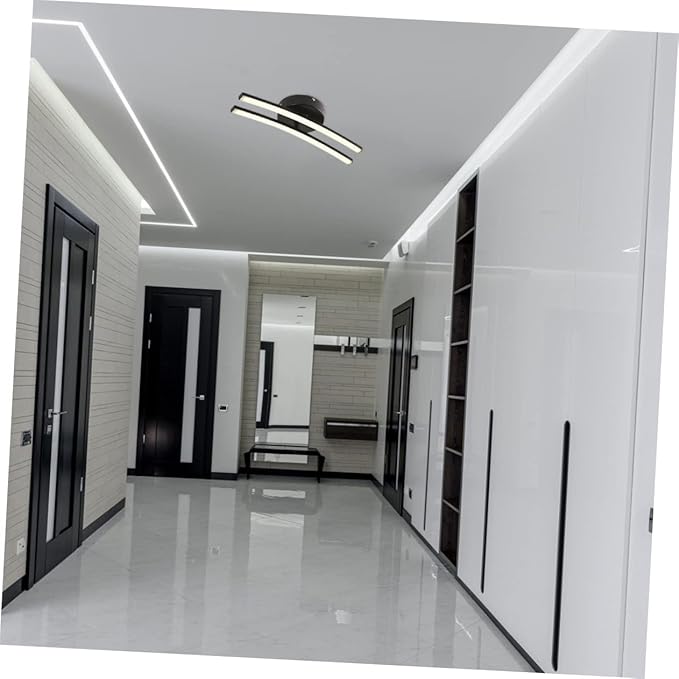 Modern Minimalist Ceiling Light Fixture Elegant and Warm Design for Living Bedroom Hallway and Office Easy to Install Soft Lighting Charming Decorative