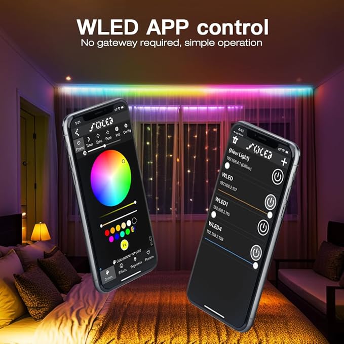 GLEDOPTO ESP32 WLED LED Strip Controller Dynamic RGB IC IO33 DIY Port App Control Easy Wiring Terminal for WS2811 WS2812 SK6812 TM1814 WS2813 WS2815 FCOB Addressable Strip Light