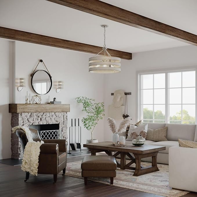 Gulliver Collection 4-Light Coastal Pendant Light Galvanized