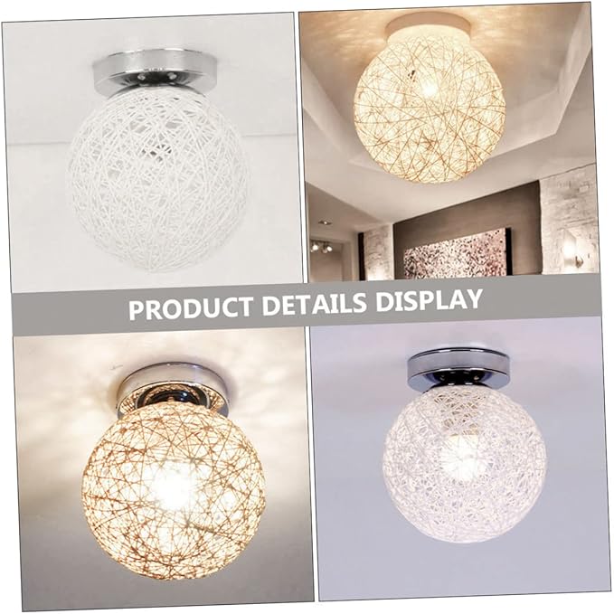 Operitacx 1pc Modern Ceiling Light Simple Design Hanging Lamp for Bedroom Nordic Style Decorative Fixture for Balcony Corridor and Living Spaces Easy to Install